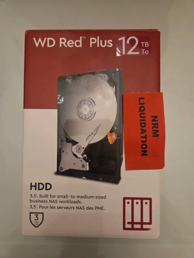 WD Red Plus 12TB HDD NAS Disco duro Interno