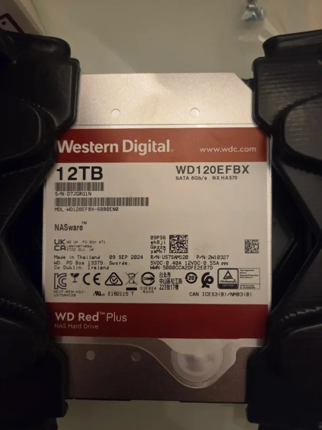 WD Red Plus 12TB HDD NAS Disco duro Interno
