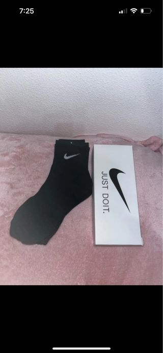 Calcetines Nike Negros Talla Única Negociable