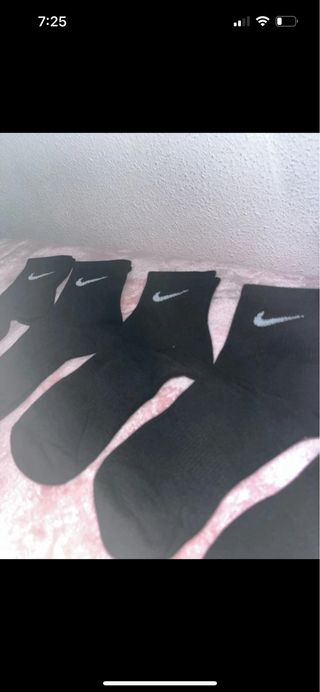 Calcetines Nike Negros Talla Única Negociable