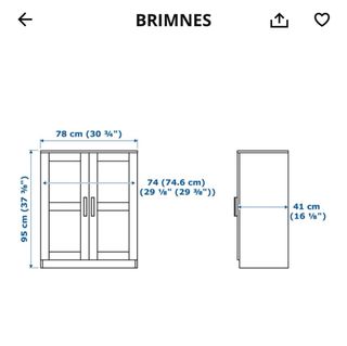 Mueble estantería de con baldas blanco 2 puertas
