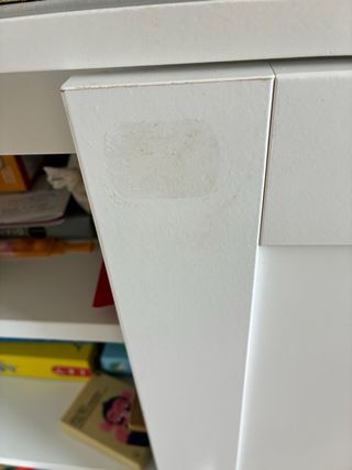 Mueble estantería de con baldas blanco 2 puertas