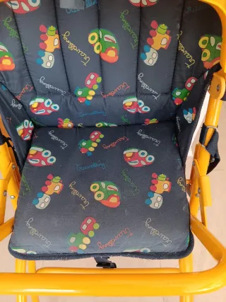 Trona para bebé color naranja