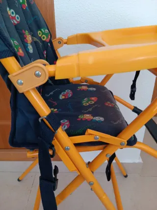 Trona para bebé color naranja