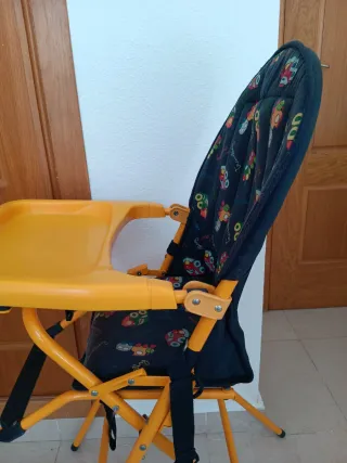 Trona para bebé color naranja