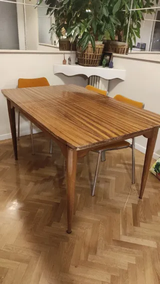 Mesa comedor vintage madera
