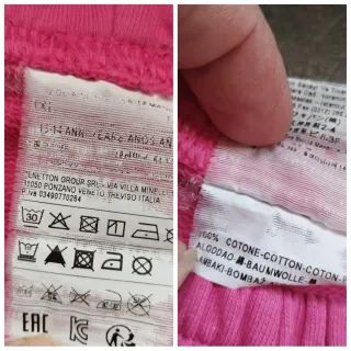 Leggings Benetton gruesos fucsia T. S/M