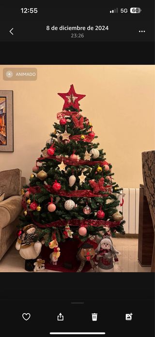 Árbol de Navidad 1.80 metros