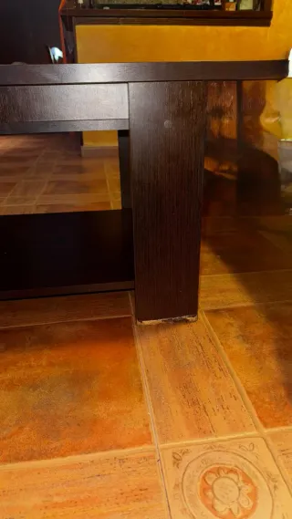 Mesa de centro elevable madera