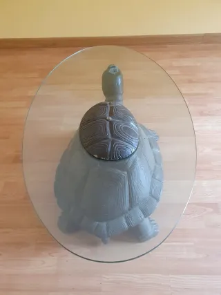 Mesa centro tortuga cristal