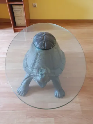 Mesa centro tortuga cristal