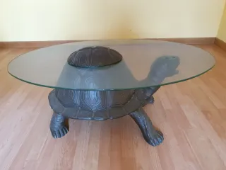 Mesa centro tortuga cristal