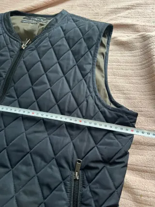 Chaleco Zara Man Negro Acolchado