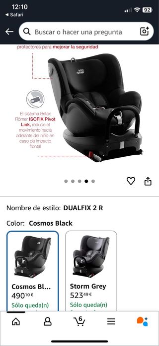 Silleta Britax Romer dualfix 2