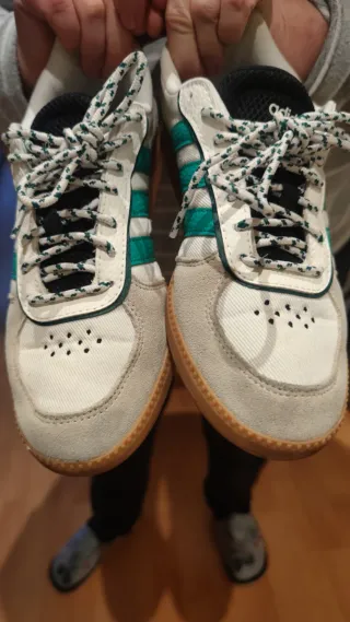 Deportivas Adidas Blancas y Verdes