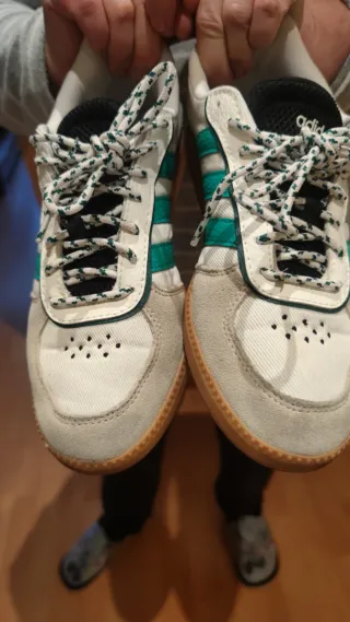 Deportivas Adidas Blancas y Verdes