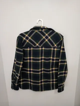 Sobrecamisa de franela a cuadros para niño/adolesc