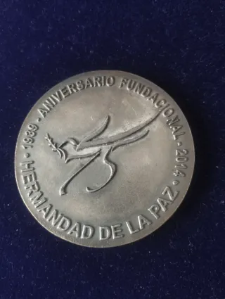 Medalla Hermandad La Paz Sevilla 75 Aniversario