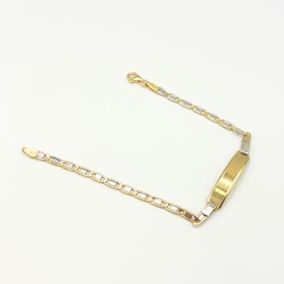 Pulsera Esclava Oro 18K, 3.83gr 17cm
