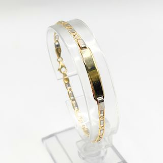 Pulsera Esclava Oro 18K, 3.83gr 17cm