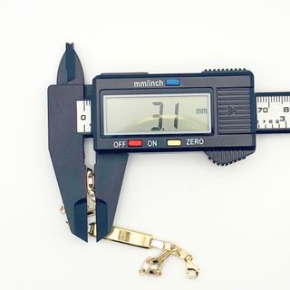 Pulsera Esclava Oro 18K, 3.83gr 17cm