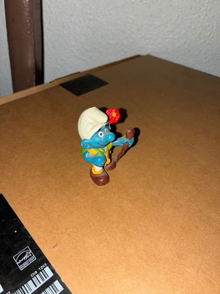 Figura Pitufo Schleich con Flor