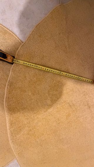 2 Alfombras Redondas Mostaza