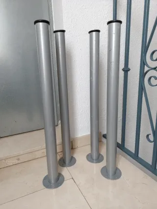 4 Patas Metálicas para Escritorio