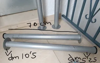 4 Patas Metálicas para Escritorio