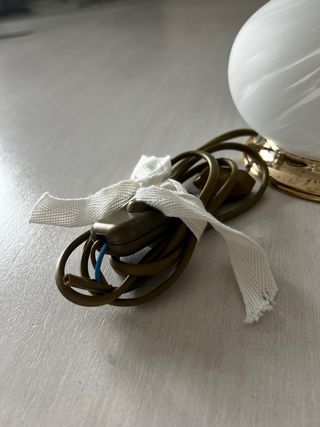 Coppia Lampade Vetro Murano Comodino