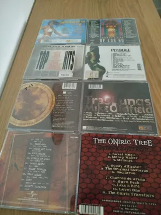 Lote 8 CDs Rock/Pop Internacional 4€ Und.