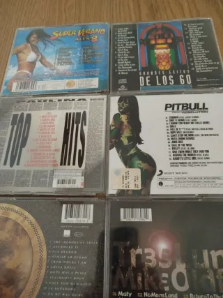 Lote 8 CDs Rock/Pop Internacional 4€ Und.