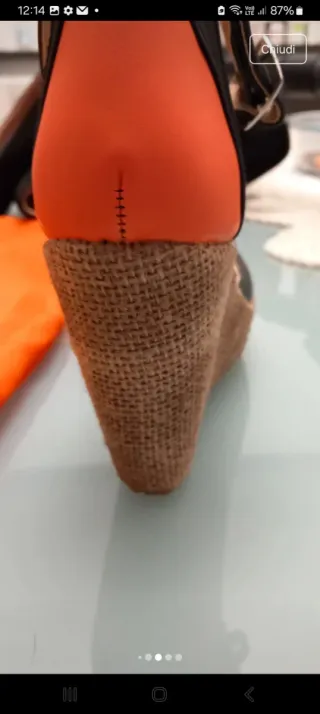 Scarpe Coco Canela 35 zeppa mai usate