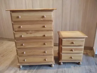 Cajonera de madera 6 cajones