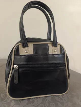 Bolso Adolfo Dominguez Negro y Beige