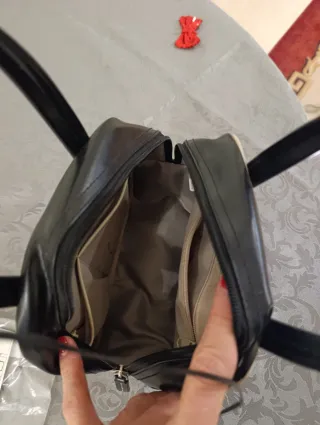 Bolso Adolfo Dominguez Negro y Beige