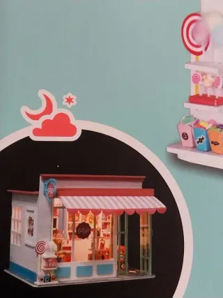 Kit Miniatura para montar tienda.  NUEVO SIN ABRIR