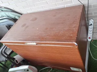 Arcón congelador madera