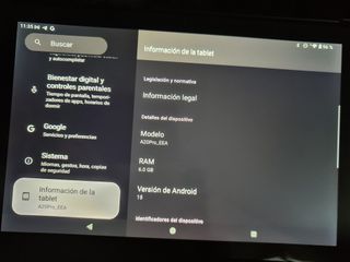 Tablet Android 15 da 10.1" modello Paaxoo A20