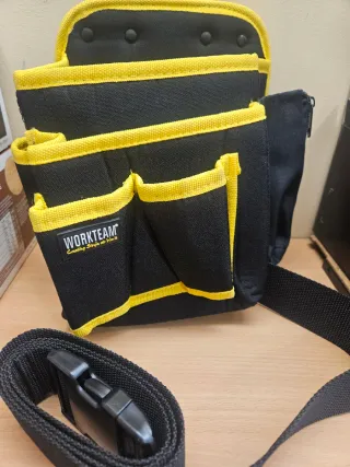 Porta herramientas WORKTEAM negro y amarillo