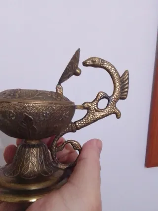 Lámpara de aceite italiana 1940