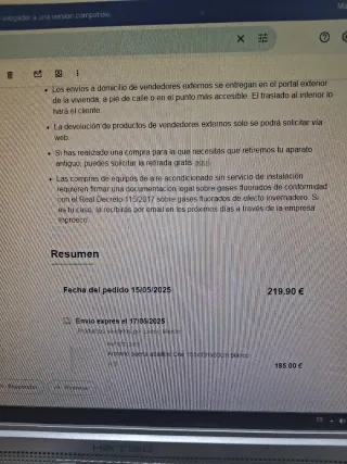 Armario ropero blanco 155x191x53