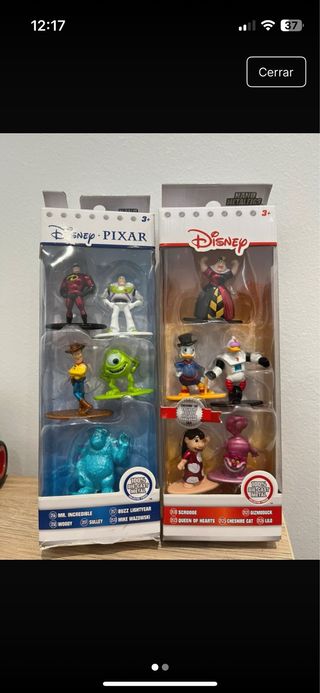 Figuras Disney Pixar y Disney Metalfigs