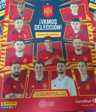 Álbum Vamos Selección Panini Carrefour Vacío