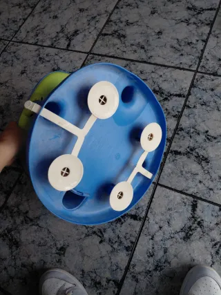 Asiento de ducha para bebé azul