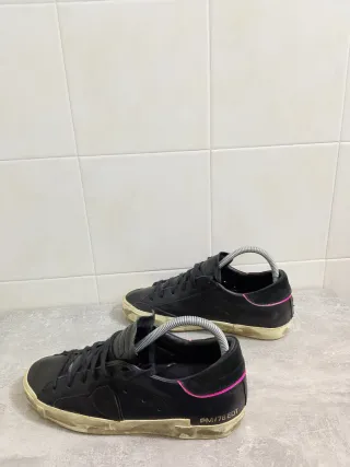 Philippe Model Sneakers Donna Nero Rosa