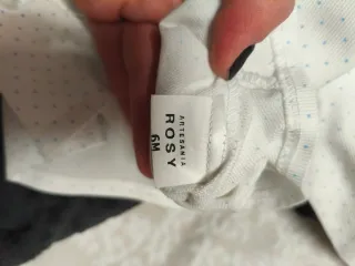 Camisa bebé topitos azules 6 meses