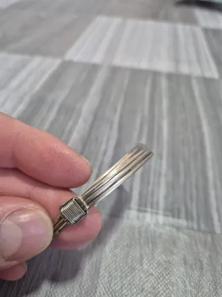 Bracciale in argento multistrato