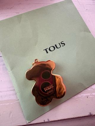 Colgante Oso TOUS Negro y Dorado Nuevo, 1 uso