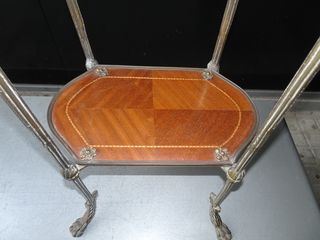 Mesa Auxiliar Vintage Marquetería Broce